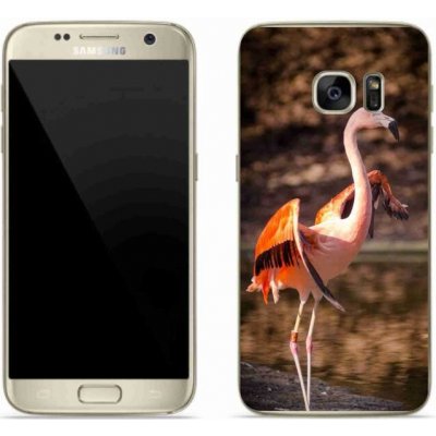 Pouzdro mmCase Gelové Samsung Galaxy S7 Edge - plameňák 2