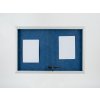 Reklamní vitrína Aveli vitrína informační modrá 6 x A4 XRT-00194
