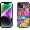 Pouzdro a kryt na mobilní telefon Apple Pouzdro mmCase Gelové iPhone 14 - barevní smajlíci