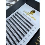 Luxury Lashes Kniha Narrow 3D Zakřivení umělých řas: D, Délka umělých řas: Mix délek 8-13 mm, Tloušťka řas: 007 – Zboží Mobilmania