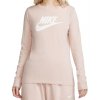Dámská Trička Nike Swoosh Essential Long Sleeve Icon Futura pink oxford