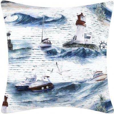 Darré Perkálový bavlna Volání moře GOTS 40 x 40 cm – Sleviste.cz