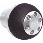 Carpoint Hlavice řadící páky aluminium / černá kůže - univerzální