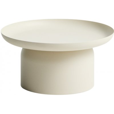 Kave Home kovový zahradní stolek Arcola 70 cm Krémový – Hledejceny.cz