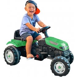 Woopie Šlapací traktor Farmer GoTrac Tractor Silent Wheels