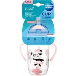 Canpol Babies nevylévací hrníček se slámkou a závažím Exotic Panda růžový 270 ml – Hledejceny.cz