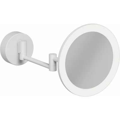 Kludi Vela R kosmetické zrcátko 20.2x cm kulatý s osvětlením bílá 5899553W – Zboží Mobilmania