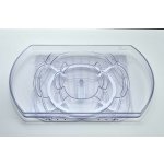 Hettich ComfortSpin – otočná police 360° pro lednici i skříňky (425×285 mm) Barva: transparent – Hledejceny.cz