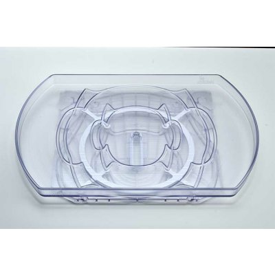 Hettich ComfortSpin – otočná police 360° pro lednici i skříňky (425×285 mm) Barva: transparent – Hledejceny.cz