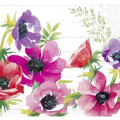 Ubrousek 33x33cm Máky akvarel – Zboží Dáma