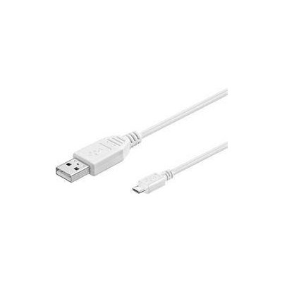 PremiumCord 8592220012113 micro USB 2.0, A-B, 1m, bílý – Zbozi.Blesk.cz