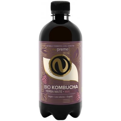 Nupreme Kombucha BIO Yerba Maté & Raspberry 400 ml – Zboží Mobilmania