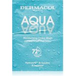 Dermacol Aqua Moisturising Cream Mask dámská hydratační krémová pleťová maska 2 x 8 ml – Zboží Mobilmania