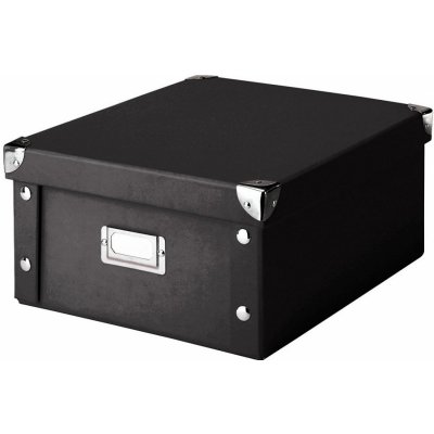 ZELLER Box pro skladování 31x26x14 cm barva černá
