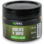 Karel Nikl Nikl Boilies v dipu Scopex & Squid 20 mm 250 g – Sleviste.cz