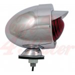 Obrysové světlo. Chrom. Červená čočka. SF. Uchycení na čep. Stínítko | Zboží Auto
