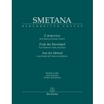 Z domoviny. Dvě dueta pro housle a klavír Bedřich Smetana – Hledejceny.cz