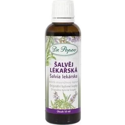 Dr. Popov Šalvěj lékařská kapky 50 ml – Hledejceny.cz