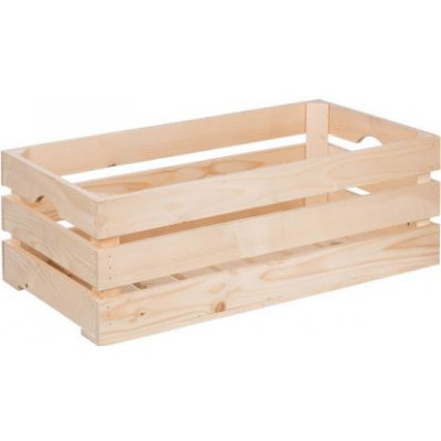 ČistéDřevo Dřevěná bedýnka 60 x 30 x 20 cm – Zboží Mobilmania