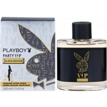 Playboy Vip Black Edition for Him voda po holení 100 ml