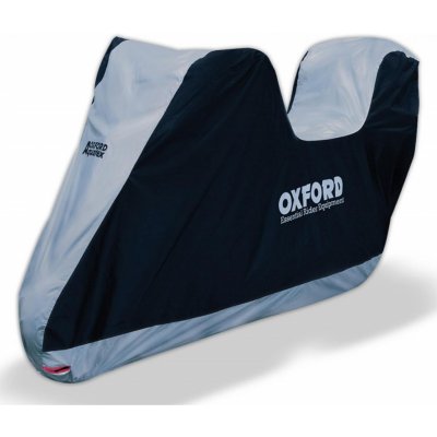 Oxford Aquatex s prostorem na kufr černá/stříbrná XL – Zboží Mobilmania