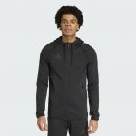 adidas mikina na zip Tiro Travel Černá – Zboží Mobilmania