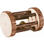 Karlie-Flamingo hračka pro hlodavce dřevo váleček s rolničkou 5 x 7 cm – Sleviste.cz