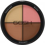 Gosh Contour'n Strobe konturovací a rozjasňující paleta 2 Medium 15 g – Zboží Dáma
