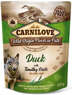 Carnilove Paté Duck & Timothy Grass 12 x 300 g