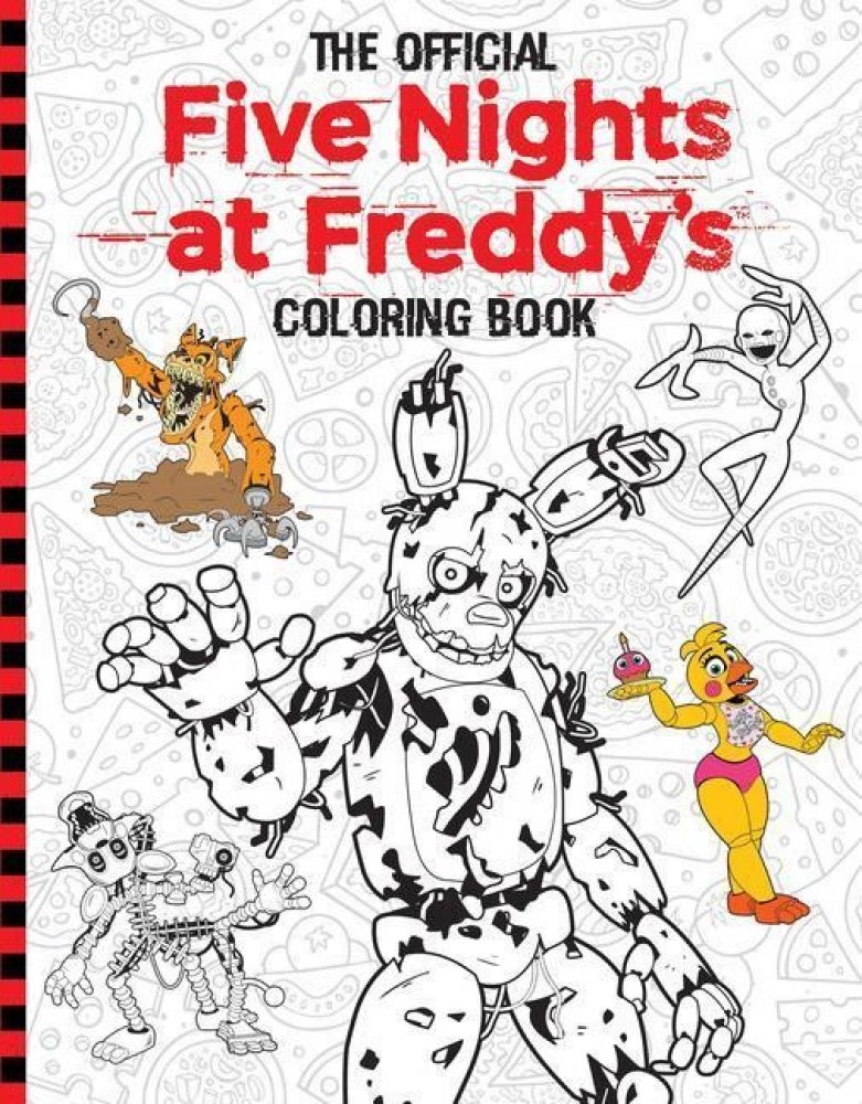 Official Five Nights at Freddys Coloring Book – Zboží Dáma