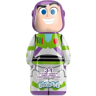 Toy Story Buzz 3D figurka 3v1 šampon, kondicioner a pěna do koupele 300 ml – Sleviste.cz