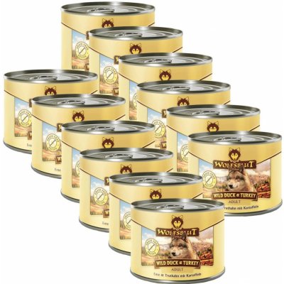 Wolfsblut Wild Duck & Turkey 12 x 200 g – Zbozi.Blesk.cz