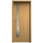 Sapeli Elegant Komfort M60 posuvné dub natur 60 x 210 cm Satináto bílé – Hledejceny.cz