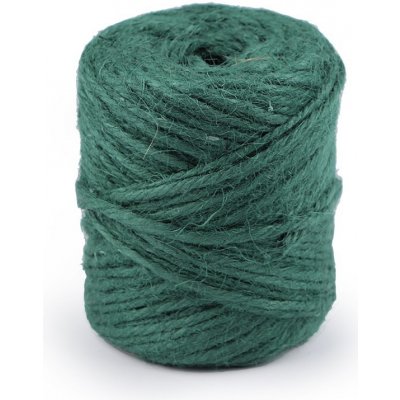 Jutový provázek Ø2 mm k pletení a háčkování 100 g, střední, 4 (73) zelená