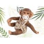 Guca 991 REBORN OPIČKA realistická opička miminko s celovinylovým tělem 32 cm – Zbozi.Blesk.cz