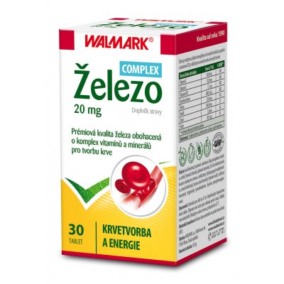 Walmark Železo Complex 20 mg 30 tablet – Hledejceny.cz