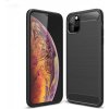 Pouzdro a kryt na mobilní telefon Apple Pouzdro AppleKing s broušenou texturou iPhone 11 Pro Max - černé