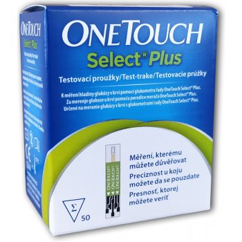 OneTouch Select Plus Test.proužky 50 ks