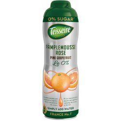 Teisseire růžový grapefruit 0% 0,6 l