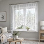 Dekorační oblouková krátká záclona na žabky WANDA 160 bílá 300x160 cm MyBestHome – Hledejceny.cz