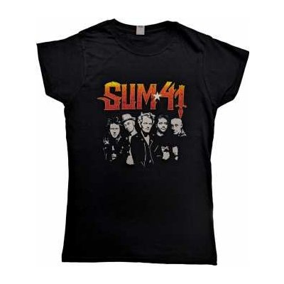 Sum 41 Ladies T-shirt Order In Decline Tour 2020 Band Photo back – Zboží Mobilmania