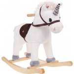 Majlo Toys Plyšový houpací kůň Ferda - bílý jednorožec – Zboží Dáma