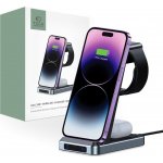 Tech-Protect QI15W-A26 3IN1 WIRELESS CHARGER černá