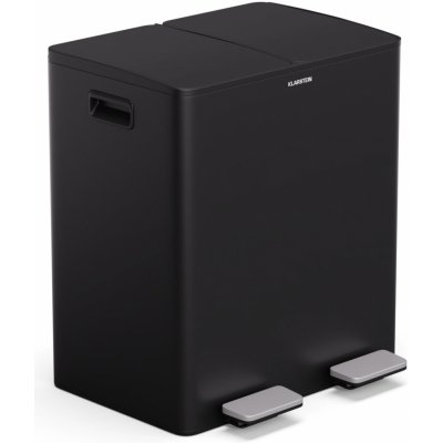 Klarstein EcoVista, odpadkový koš s kompostérem, 40 l + 3 l/koš + kompostér, Soft-Close KG28-40L-sch – Zboží Mobilmania