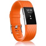 BStrap Silicone Diamond pro Fitbit Charge 2 orange, velikost S STRFB0256 – Hledejceny.cz