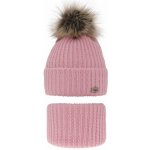 Willow Dívčí zimní čepice s tunelem růžová elegance – Zboží Dáma