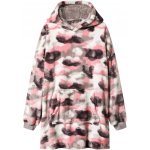 Dámská plyšová oversize mikina šedá – Zboží Mobilmania