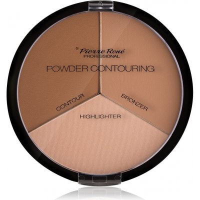 Pierre René Powder Contouring konturovací a rozjasňující paleta 23 g – Zboží Dáma Pierre René Powder Contouring konturovací a rozjasňující paleta 23 g – Zboží Dáma