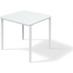 FERNE Stůl zahradní BRENE 795x795x755mm - bílá – Hledejceny.cz
