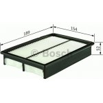 Vzduchový filtr Bosch 1 457 433 953 – Hledejceny.cz